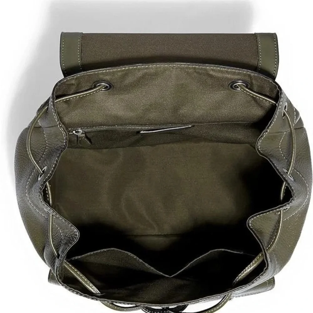 Coach Surplus Green Pebble Leather Pennie Backpack - Picture 5 of 11